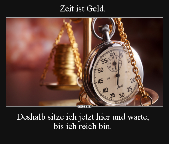 Zeit, Geld