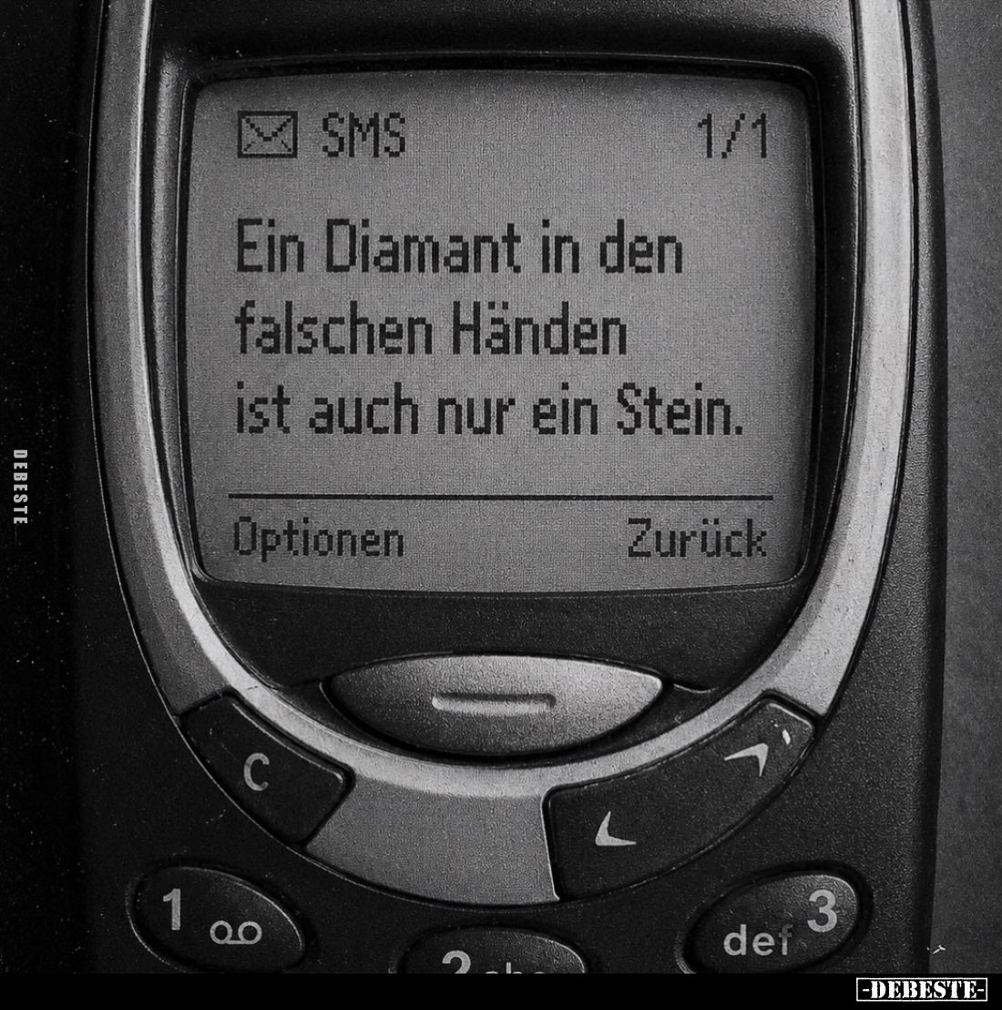 Ein Diamant in den falschen Händen ist auch nur ein Stein.
