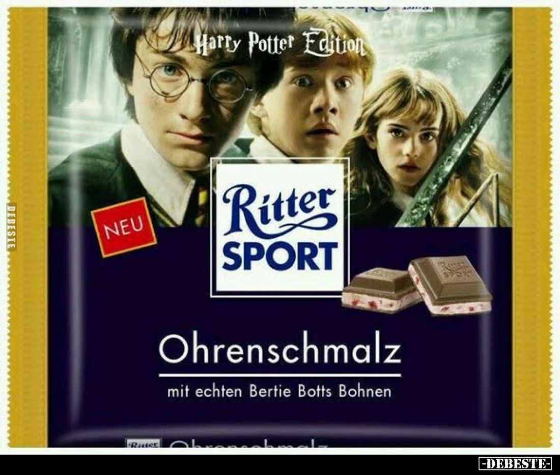Ohrenschmalz mit echten Bertie Botts Bohnen.. - Lustige Bilder | DEBESTE.de