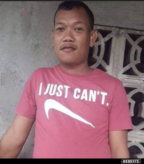 I JUST CAN'T.