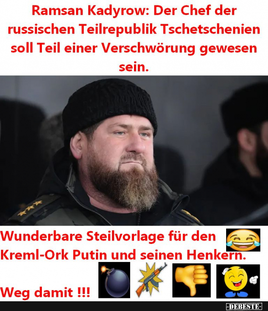 Putin und der Tik-Tok Voillidiot aus Tschetschenien - Lustige Bilder | DEBESTE.de