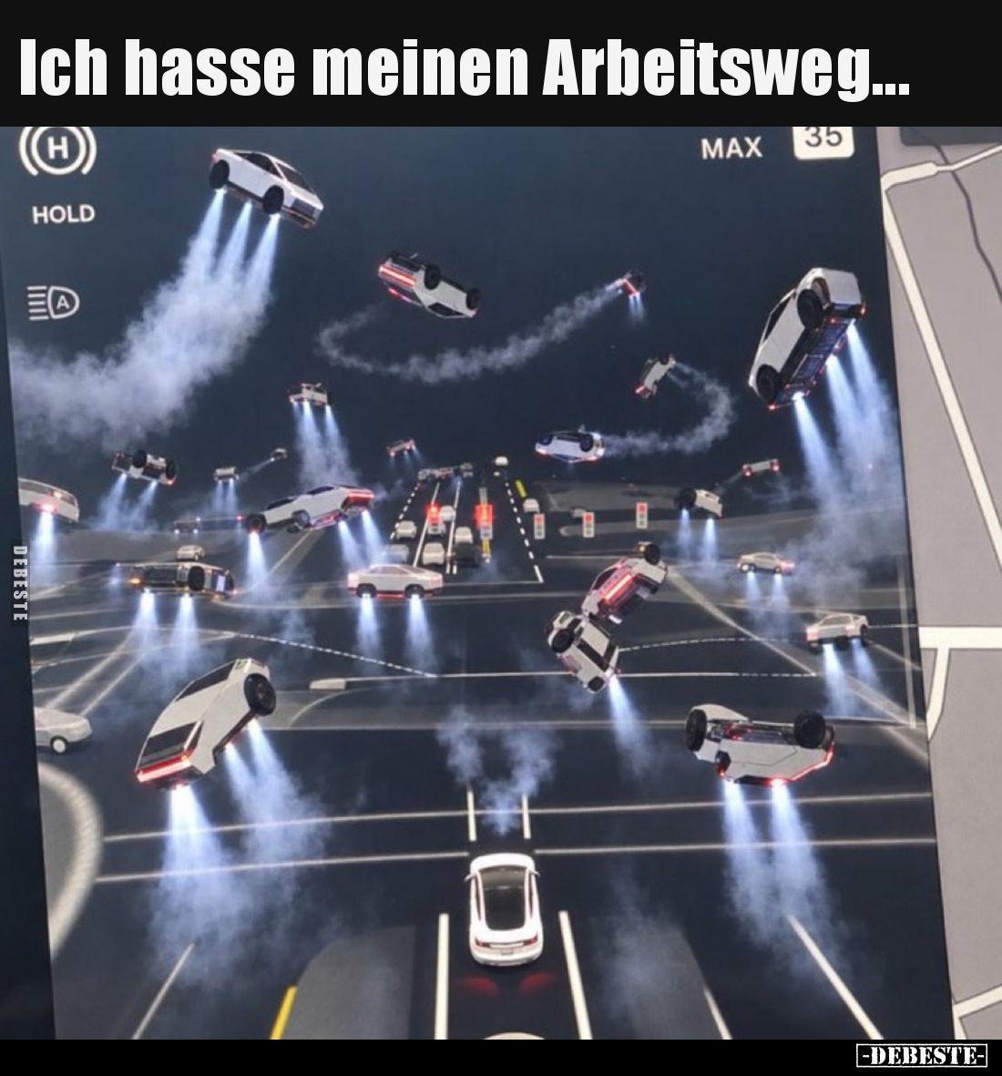 So wird's kommen. Ich hasse meinen Arbeitsweg.