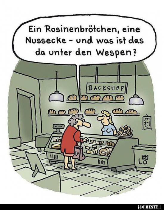 Ein Rosinenbrötchen, eine Nussecke.. - Lustige Bilder | DEBESTE.de