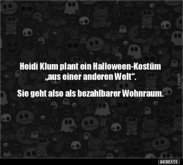 Heidi Klum plant ein Halloween-Kostüm.. - Lustige Bilder | DEBESTE.de