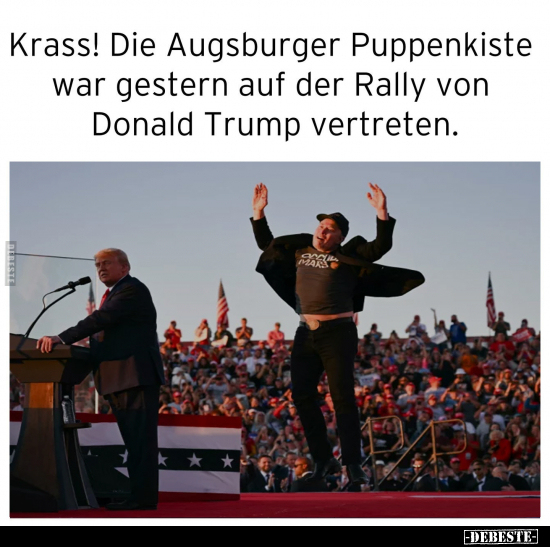 Krass! Die Augsburger Puppenkiste war gestern auf der Rally.. - Lustige Bilder | DEBESTE.de