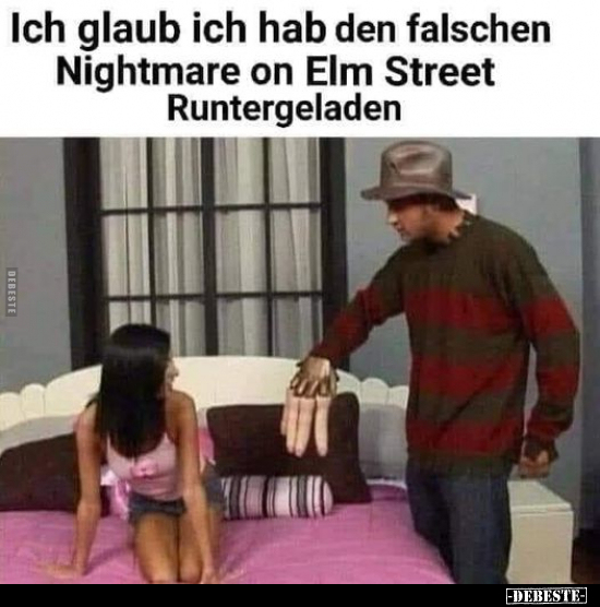 Ich glaub ich hab den falschen Nightmare on Elm Street..