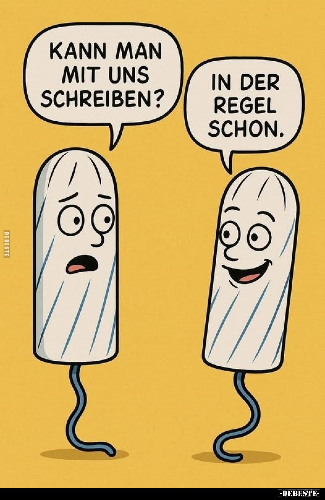 Kann man mit uns schreiben?
In der Regel schon.