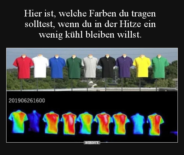 Hier ist, welche Farben du tragen solltest, wenn du in.. - Lustige Bilder | DEBESTE.de