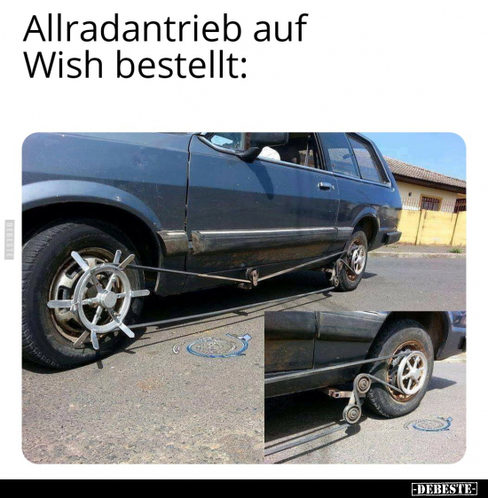 Allradantrieb auf Wish bestellt.. - Lustige Bilder | DEBESTE.de
