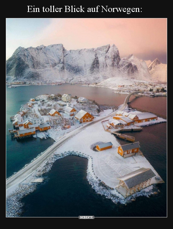 Ein toller Blick auf Norwegen.. - Lustige Bilder | DEBESTE.de