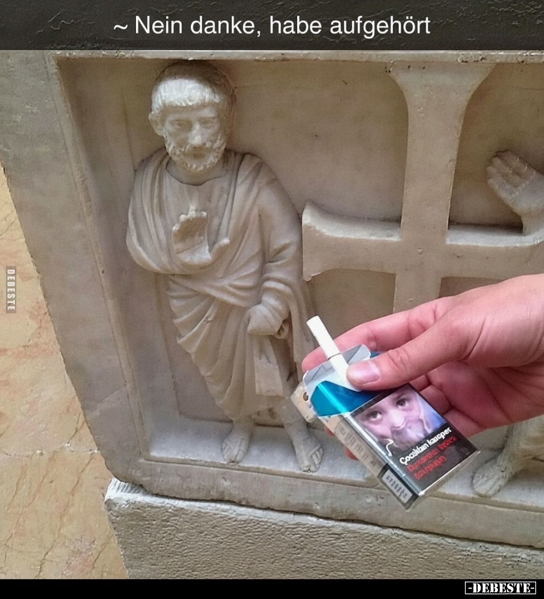 Nein danke, habe aufgehört