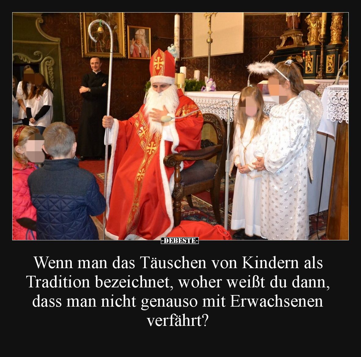 Wenn man das Täuschen von Kindern als Tradition.. - Lustige Bilder | DEBESTE.de