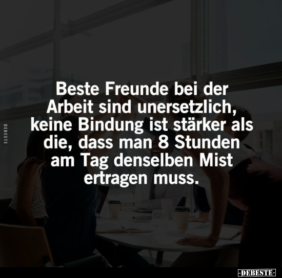 Beste Freunde bei der Arbeit sind unersetzlich.. - Lustige Bilder | DEBESTE.de