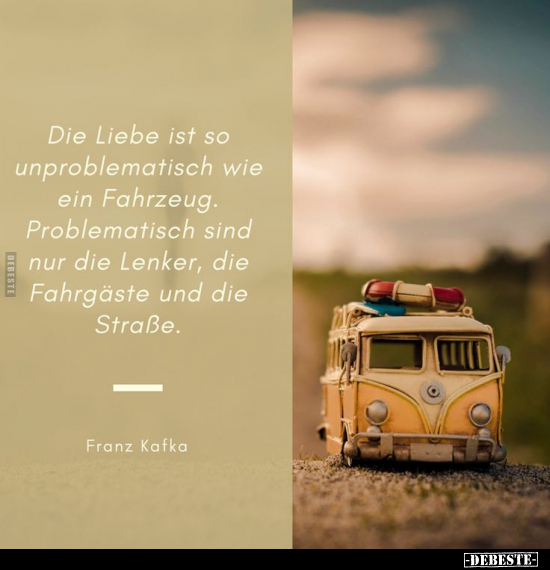 Die Liebe ist so unproblematisch wie ein Fahrzeug... - Lustige Bilder | DEBESTE.de