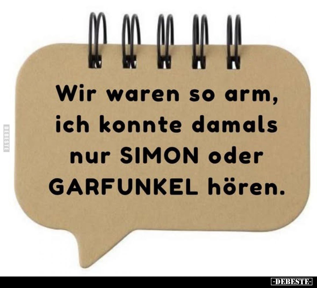 Wir waren so arm, ich konnte damals nur SIMON oder.. - Lustige Bilder | DEBESTE.de
