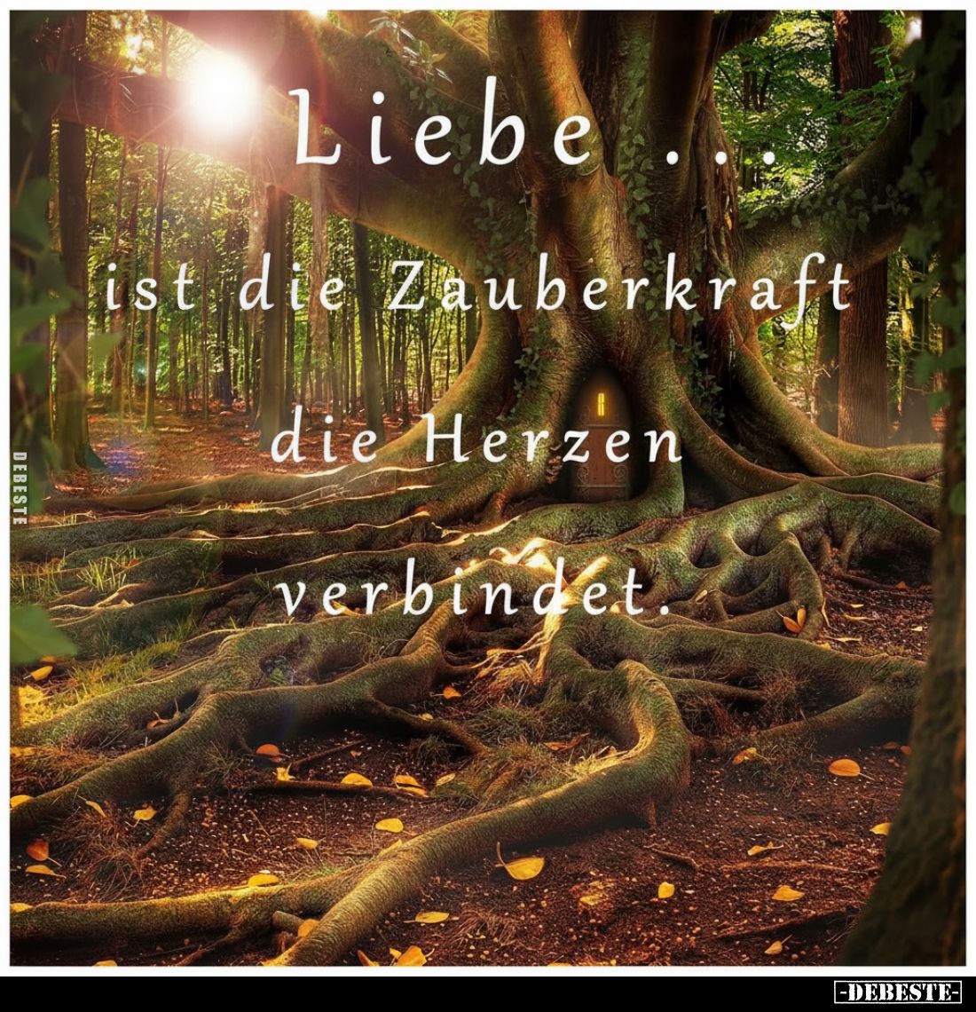 Liebe... ist die Zauberkraft, die Herzen verbindet.