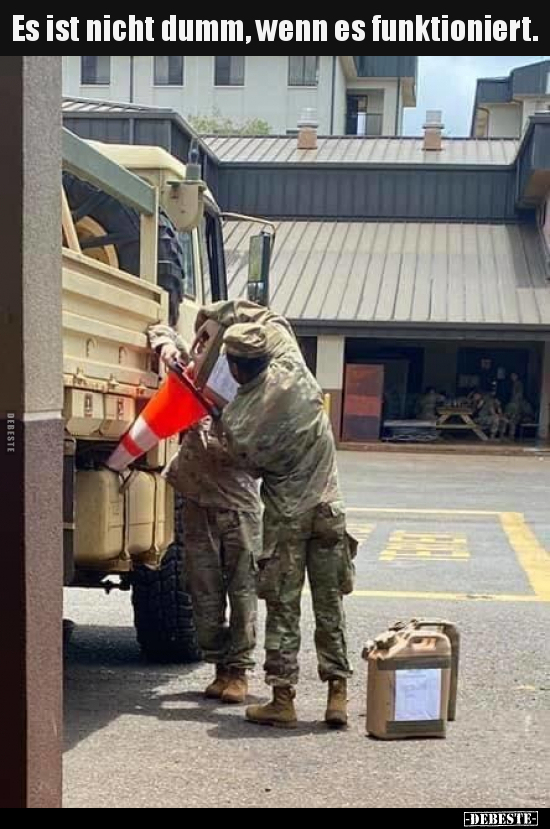 Es ist nicht dumm, wenn es funktioniert...