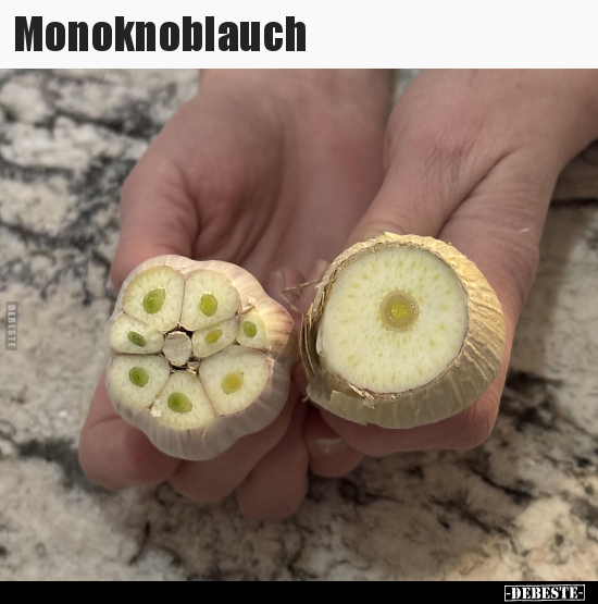 Monoknoblauch.. - Lustige Bilder | DEBESTE.de