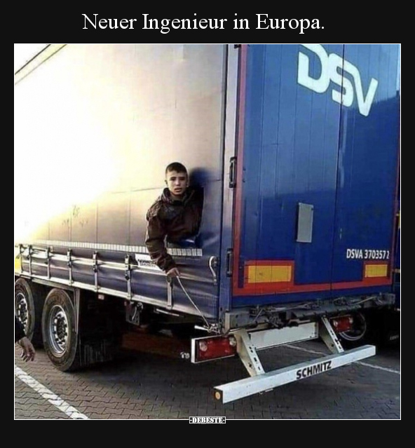 Neuer Ingenieur in Europa... - Lustige Bilder | DEBESTE.de
