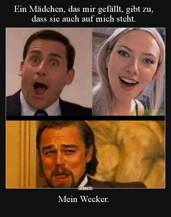 Ein Mädchen, das mir gefällt, gibt zu, dass sie auch auf mich steht.