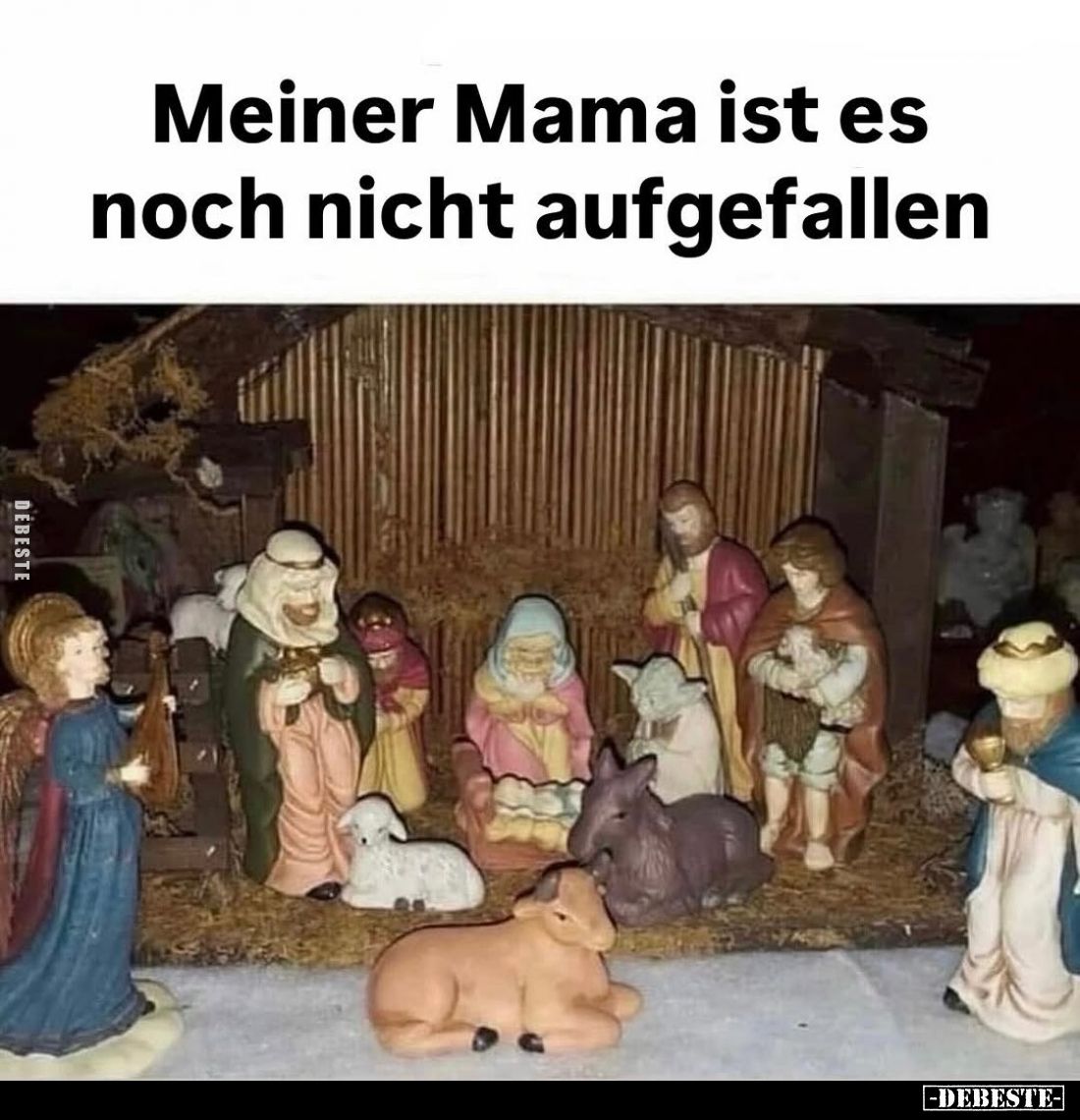 Meiner Mama ist es noch nicht aufgefallen.