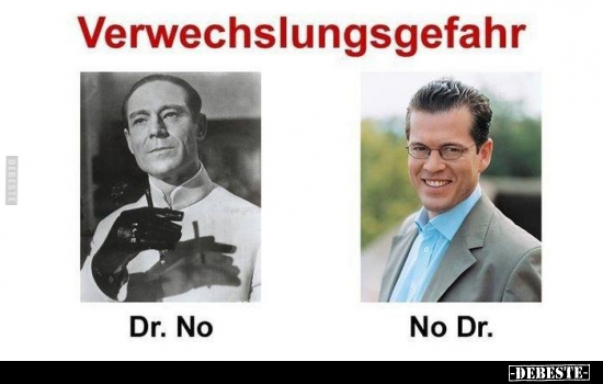 Verwechslungsgefahr: Dr. No / No Dr. - Lustige Bilder | DEBESTE.de