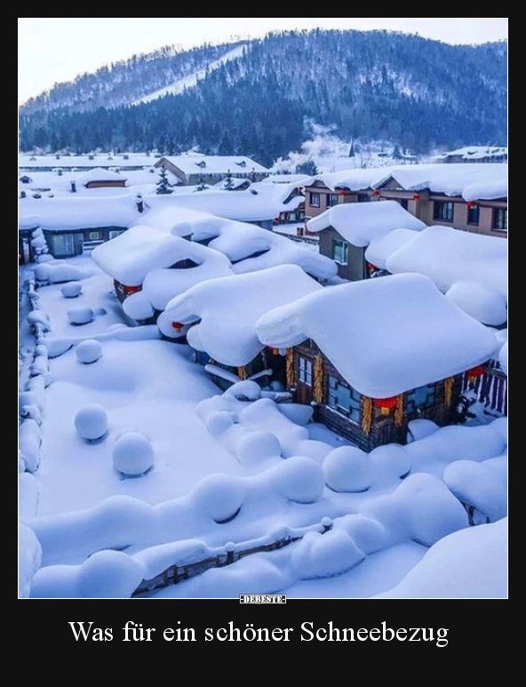 Was für ein schöner Schneebezug.. - Lustige Bilder | DEBESTE.de