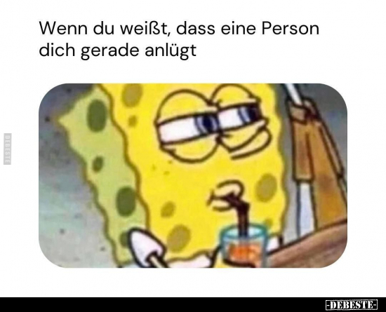 Wenn du weißt, dass eine Person dich gerade anlügt... - Lustige Bilder | DEBESTE.de