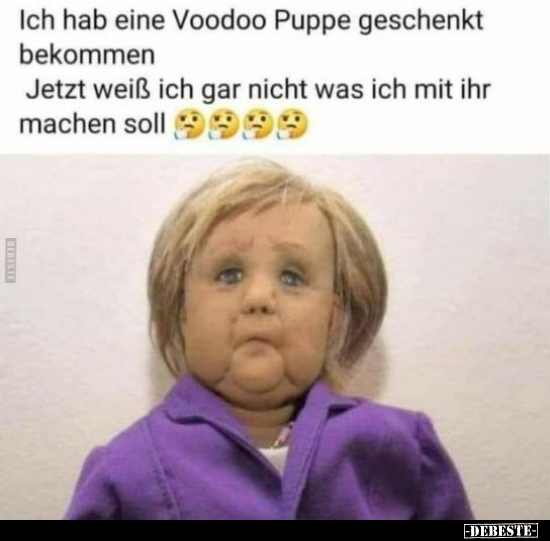 Ich hab eine Voodoo Puppe geschenkt bekommen.. - Lustige Bilder | DEBESTE.de