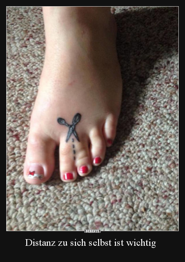 Distanz zu sich selbst ist wichtig..