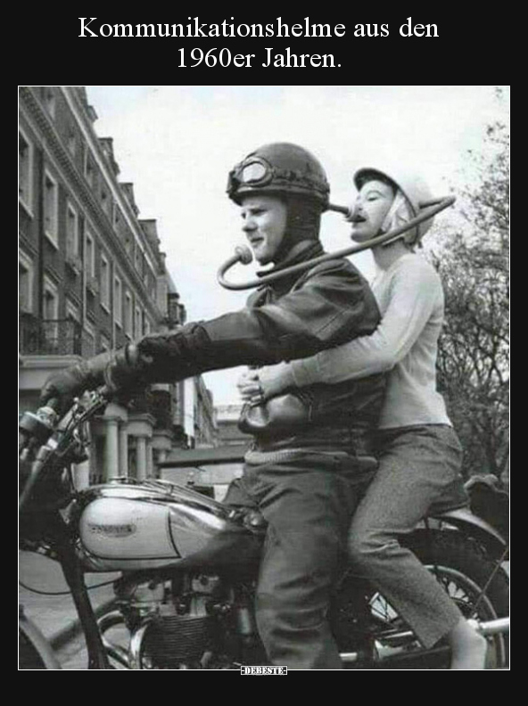 Kommunikationshelme aus den 1960er Jahren... - Lustige Bilder | DEBESTE.de