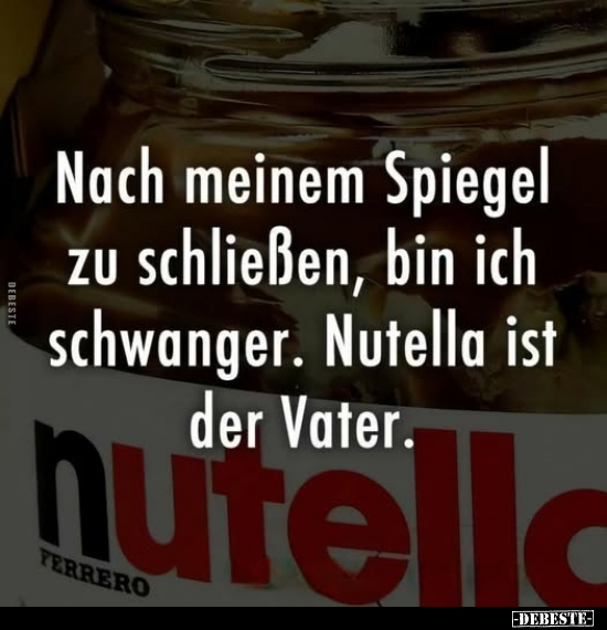 Spiegel, Schwanger, Nutella, Vater