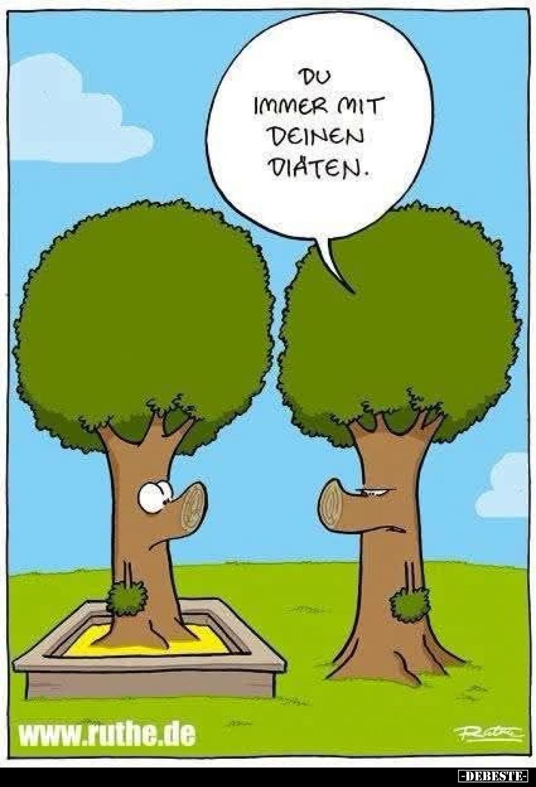 Du immer mit deinen Diäten.
