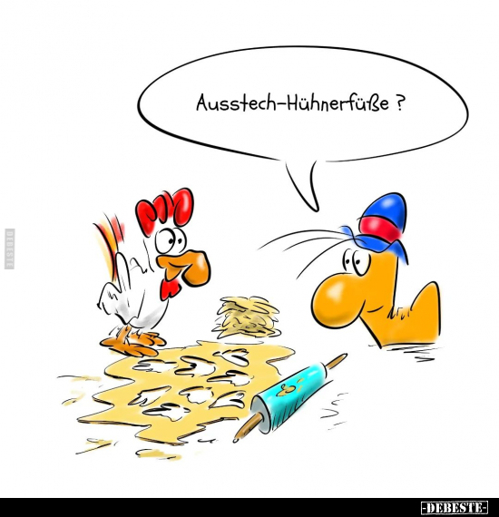 Ausstech-Hühnerfüße?.. - Lustige Bilder | DEBESTE.de
