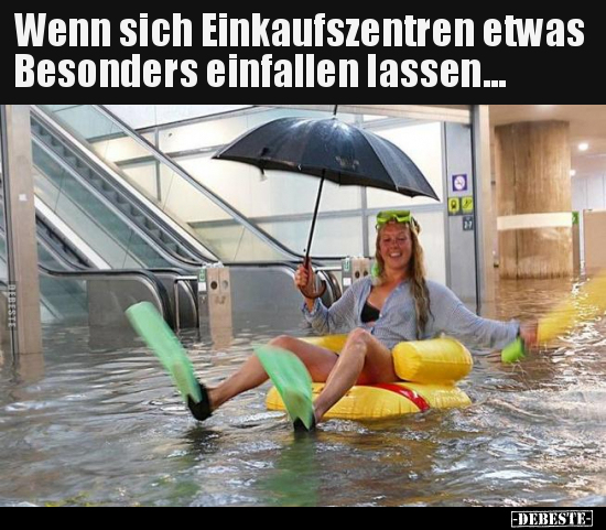 Wenn sich Einkaufszentren etwas Besonders einfallen..