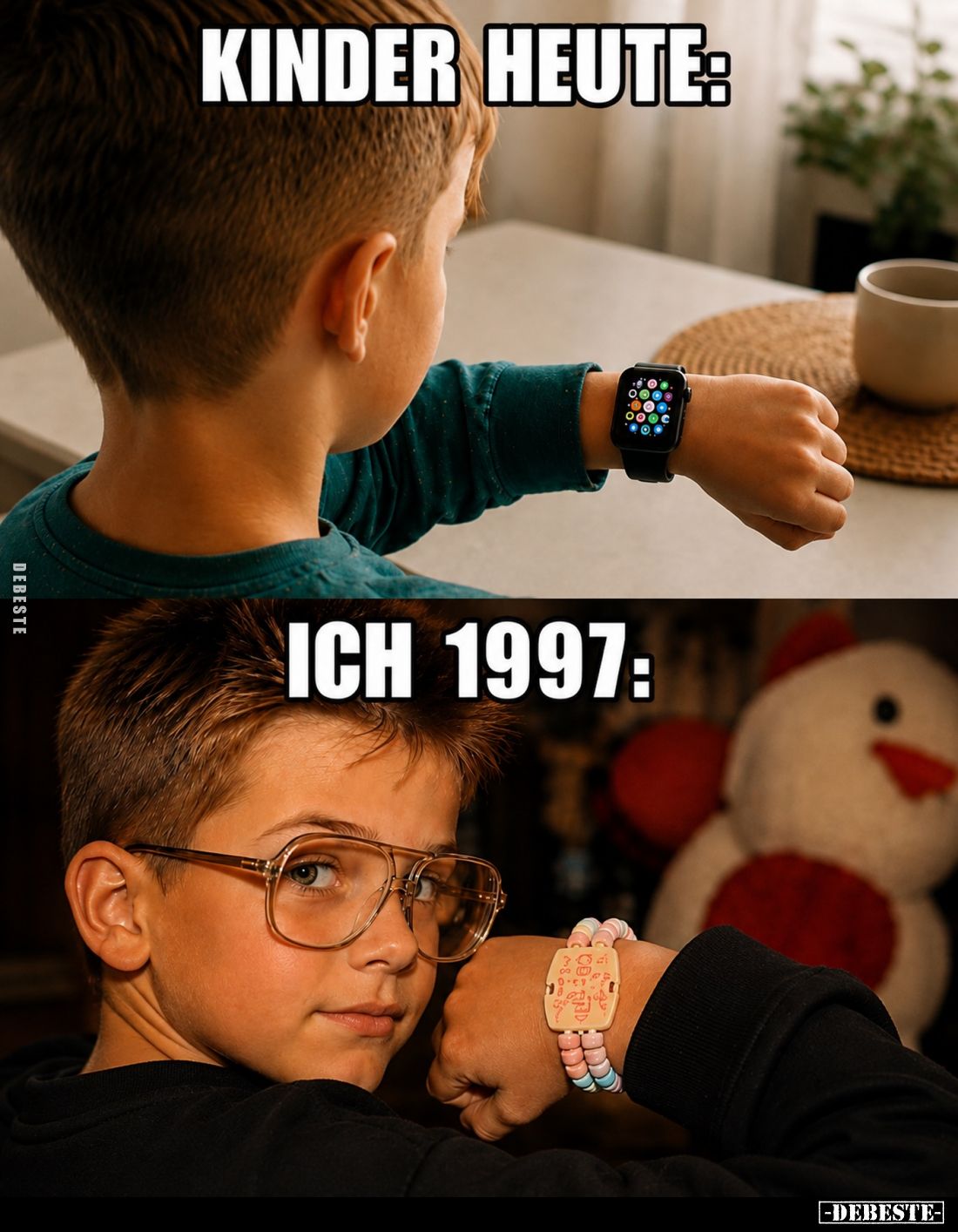 Kinder heute: /
Ich 1997: