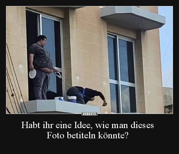 Habt ihr eine Idee, wie man dieses Foto betiteln könnte?