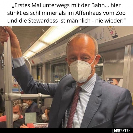 "Erstes Mal unterwegs mit der Bahn... hier stinkt es.." - Lustige Bilder | DEBESTE.de