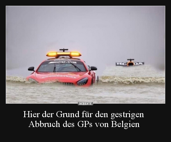 Hier der Grund für den gestrigen Abbruch des GPs von.. - Lustige Bilder | DEBESTE.de