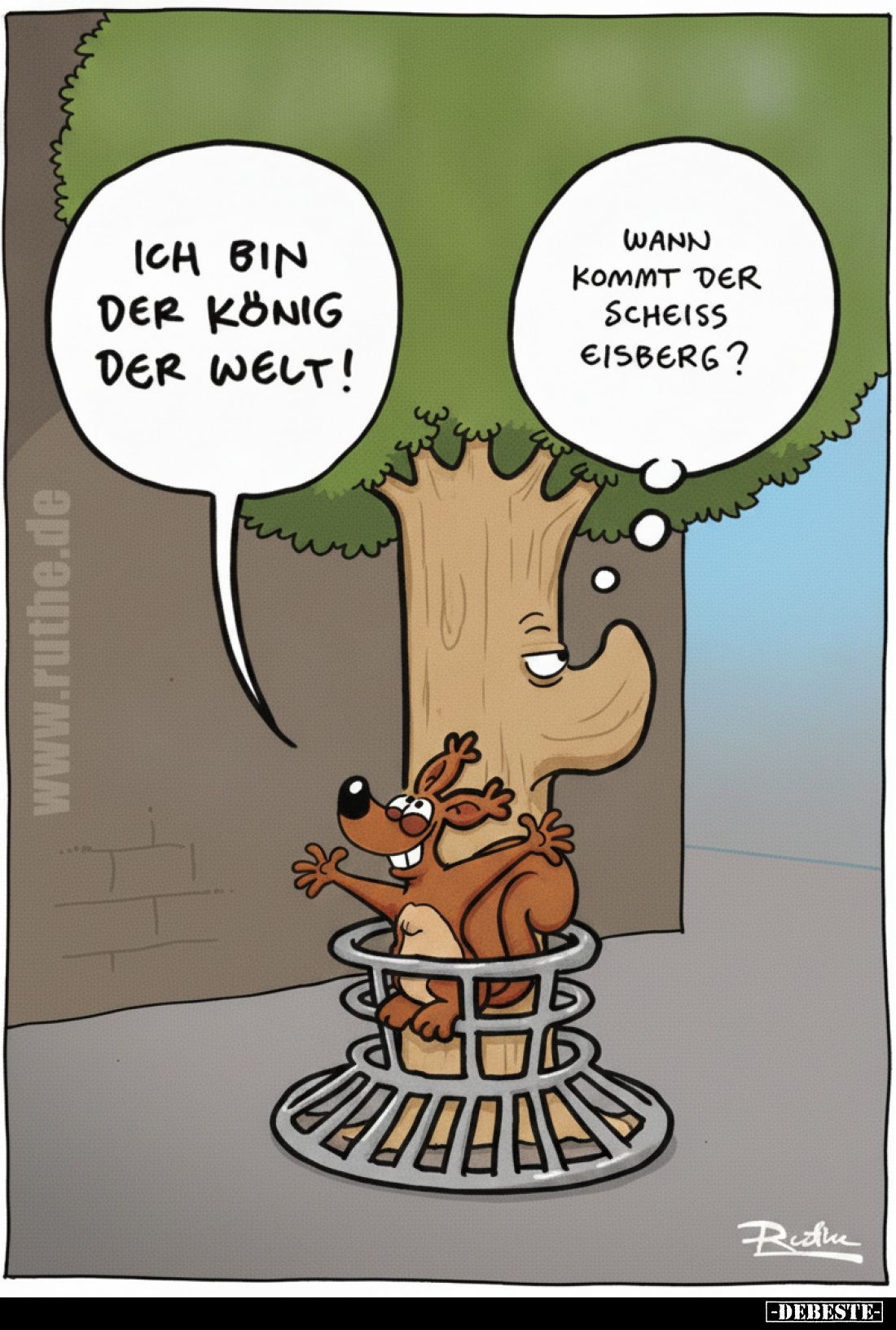 Ich bin der König der Welt!
Wann kommt der scheiss Eisberg?