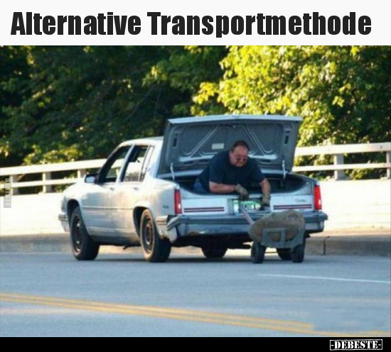 Alternative Transportmethode..