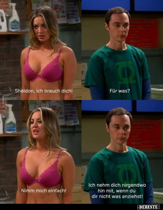 Sheldon, Wenn