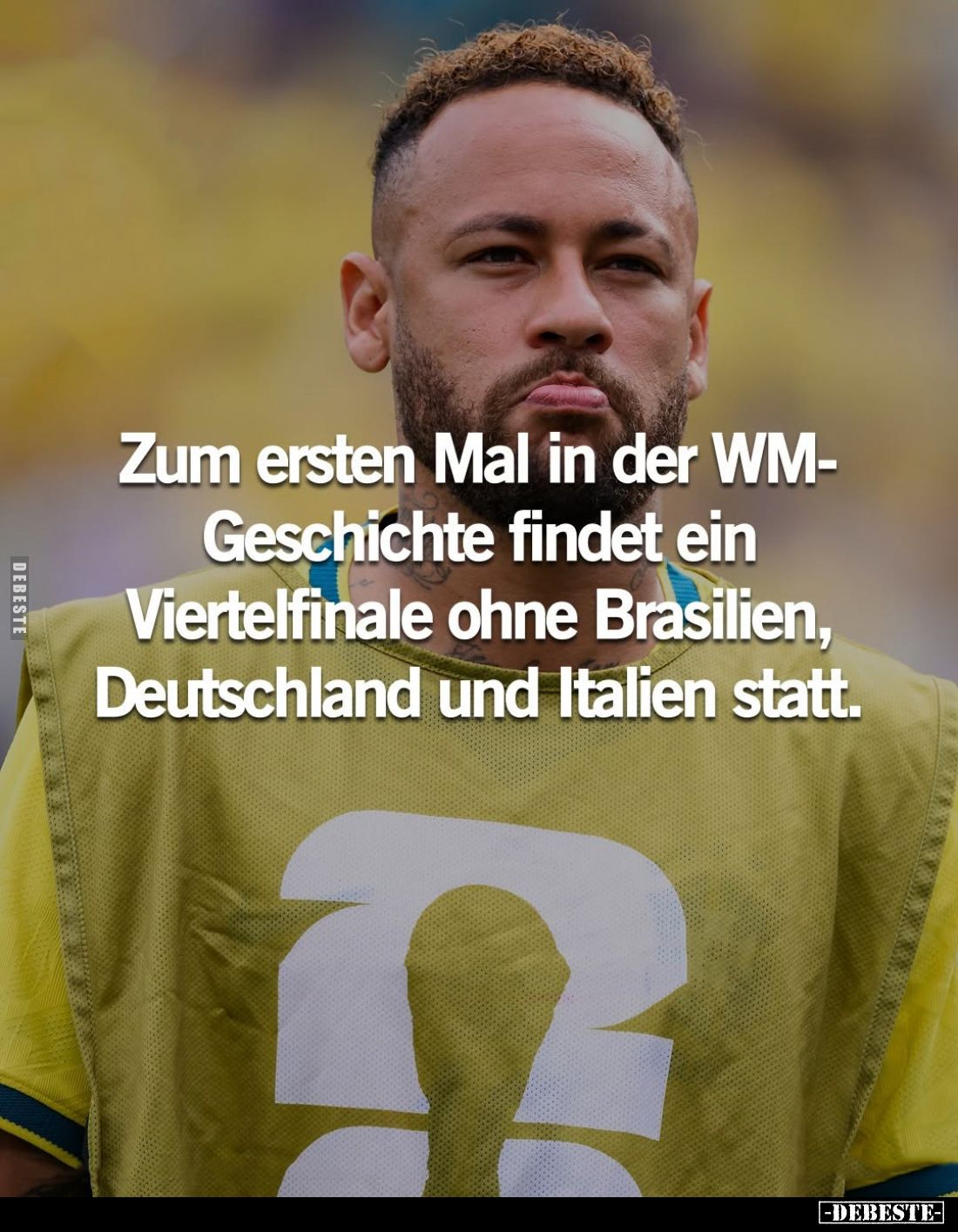 Zum ersten Mal in der WM-Geschichte findet ein Viertelfinale ohne Brasilien, Deutschland und Italien statt.