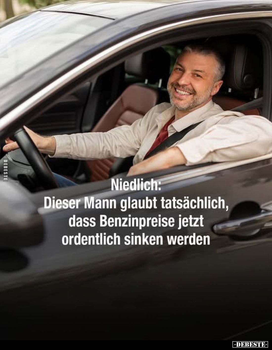 Niedlich: Dieser Mann glaubt tatsächlich, dass Benzinpreise.. - Lustige Bilder | DEBESTE.de