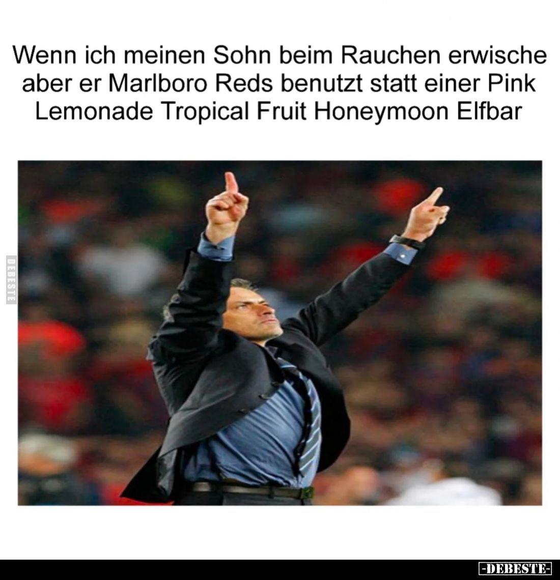 Wenn ich meinen Sohn beim Rauchen erwische aber er Marlboro Reds benutzt statt einer Pink Lemonade Tropical Fruit Honeymoon E...