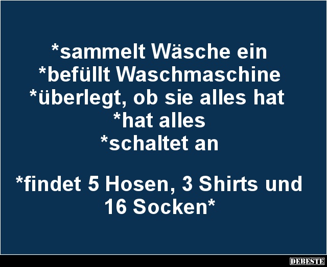 Sammelt Wäsche ein.. - Lustige Bilder | DEBESTE.de