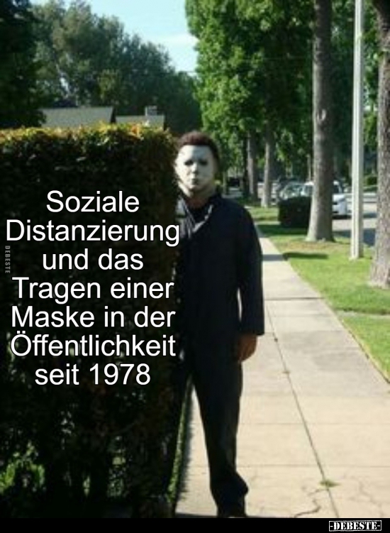 Soziale Distanzierung und das Tragen einer Maske in der.. - Lustige Bilder | DEBESTE.de