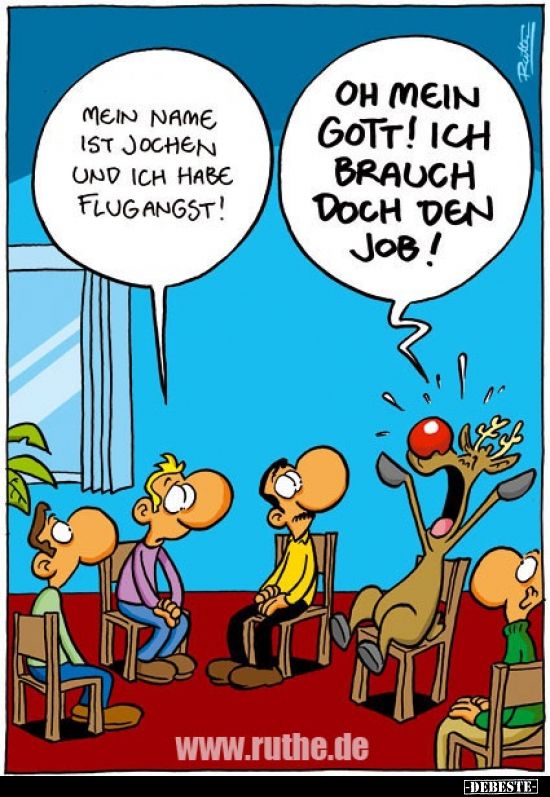 Mein Name ist Jochen und ich habe Flugangst!.. - Lustige Bilder | DEBESTE.de