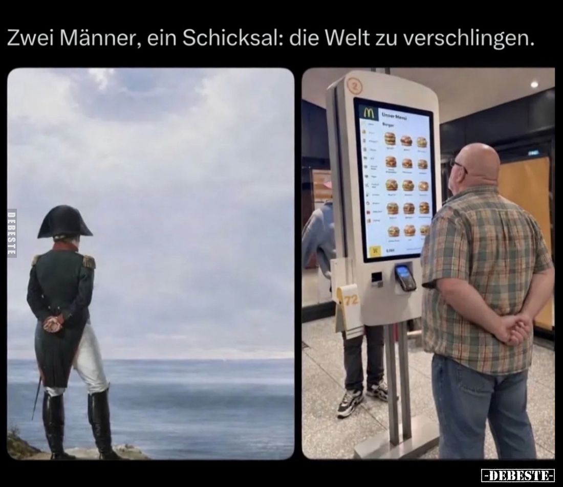 Zwei Männer, ein Schicksal: die Welt zu verschlingen.