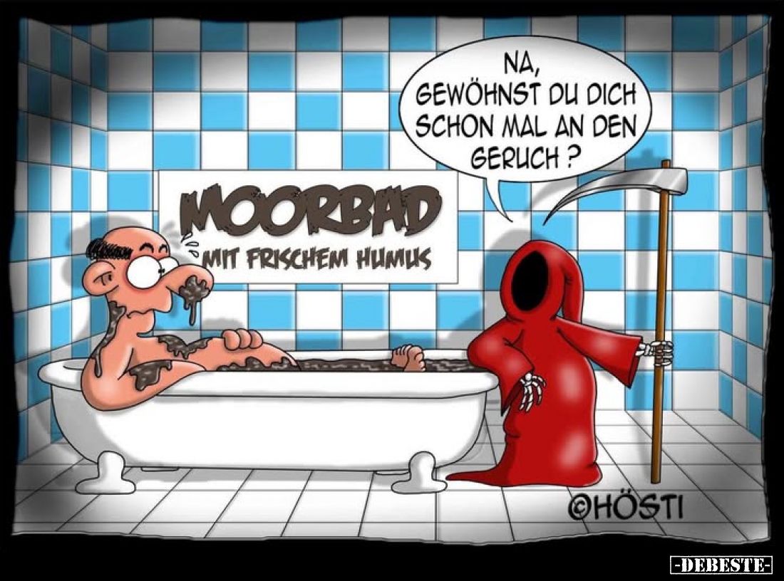 Na, gewöhnst du dich schon mal an den Geruch?